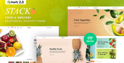 Stacko - Organic Food & Grocery Responsive Shopify Theme