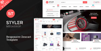 Styler Mega Shop - Responsive Zencart Theme