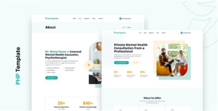 Talking Minds – Psychotherapist Website PHP Template