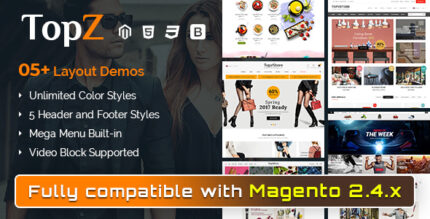 TopzStore - Advanced Responsive Magento 2 Theme