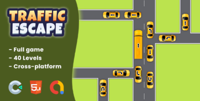 Traffic Escape - HTML5 Game Construct 3