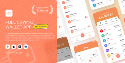 Ultimate Crypto and NFT Wallet Solution Fully Functional Mobile App with Admin Panel