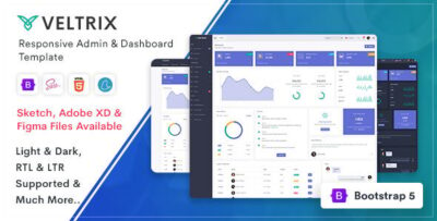 Veltrix - Admin & Dashboard Template