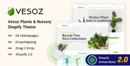 Vesoz - Plants And Nursery Shopify Theme