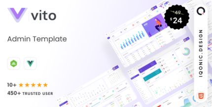 Vito - Admin Dashboard Template (Vue, Laravel, HTML)