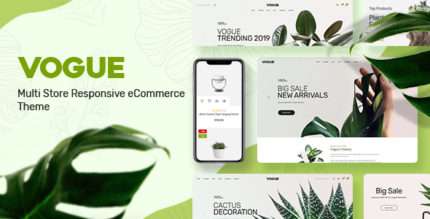 Vogue - Plant Store Prestashop Theme