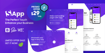 app Landing Page