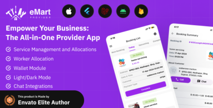 eMart - Service Provider app for On-Demand Service