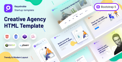 keystroke Creative Agency HTML Template