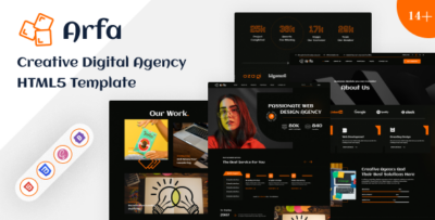 Arfa - Creative Digital Agency HTML5 Template