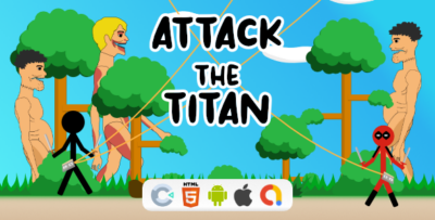 Attack the Titan - HTML5 Game (Construct 3)