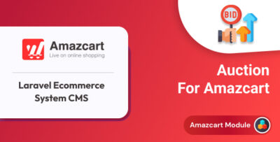 Auction add-on Laravel Ecommerce System CMS Multi-Vendor Auction add-on Laravel Ecommerce System CMS Multi-Vendor