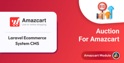 Auction add-on Laravel Ecommerce System CMS Multi-Vendor Auction add-on Laravel Ecommerce System CMS Multi-Vendor