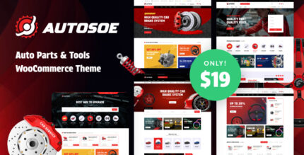 Autosoe - Auto Parts WooCommerce WordPress Theme