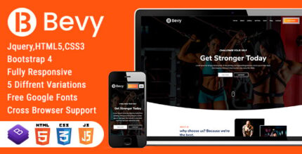 Bevy - Multipurpose one page HTML 5 Templates