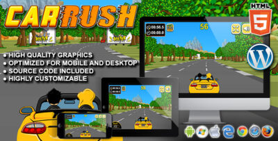 Car Rush - HTML5 Racing Game