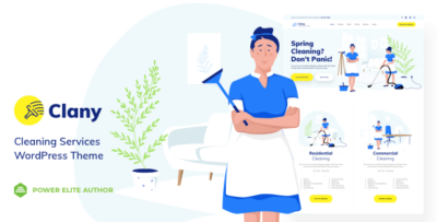 Cleaning Services - WordPress Theme