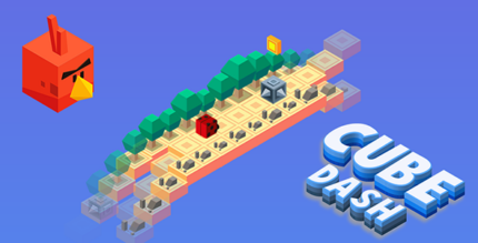 Cube Dash Isometric HTML5 Game + Construct 23 Files