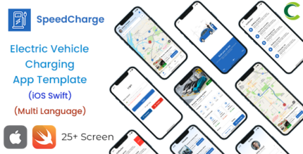 EV Charging Station App Electric Vehicle Charging Spot App iOS Swift SpeedCharge