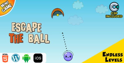 Escape The Ball HTML5 Construct 3 Game