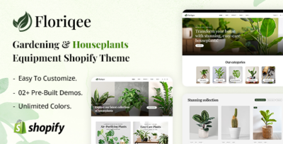 Floriqee - Houseplants & Gardening Shopify Theme