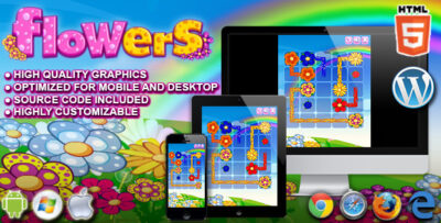 Flowers - HTML5 Puzzle Game