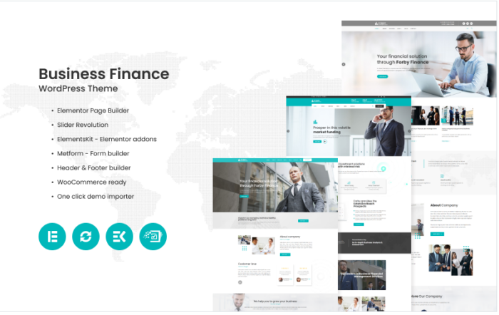 Forby - Business Finance WordPress Theme