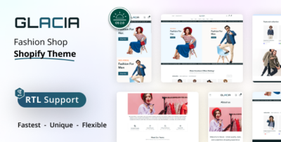 Glacia - Fashion Shopify Theme