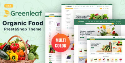 Greenleaf - Organic Food Store Prestashop Responsive Theme