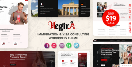 Hegira - Immigration & Visa Consulting WordPress Theme