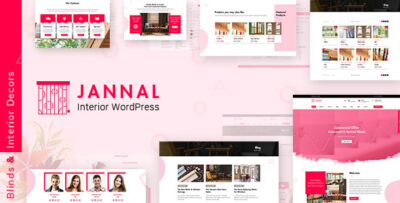 Jannal - Windows Curtains & Doors Service WordPress Theme