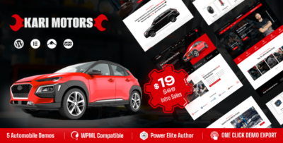 KariMotors - Car Repair & Service Wordpress Theme