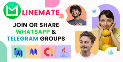 LineMate- Unlimited WhatsApp & Telegram Groups Link