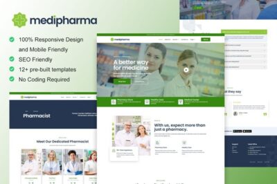 MediPharma - Pharmacy & Medical Elementor Template Kit