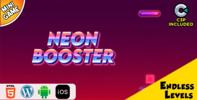 Neon Booster - HTML5 Construct 3 Game