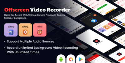 OffScreen Video Recorder - Spy Camera - Record Video in Background