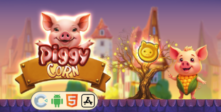 Piggy Corn - HTML5 Construct3 Game