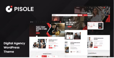 Pisole - Digital Creative Agency WordPress Theme