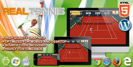 Real Tennis - HTML5 Sport Game