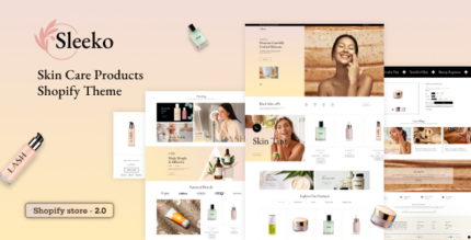 Sleeko - Beauty Cosmetics Shop Theme