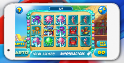 Slots Beach - html5 game, AdMob, slot machine 2018