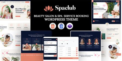 Spaclub - Beauty Salon & Spa Service Booking WordPress Theme