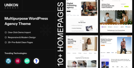 Unikon - Multipurpose Agency Elementor WordPress Theme