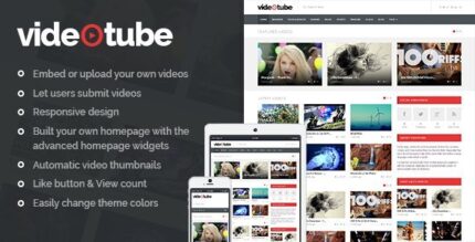 VideoTube A Responsive Video WordPress Theme