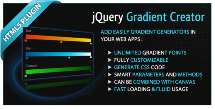 jQuery Gradient Creator