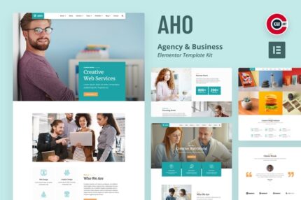 Aho - Agency & Business Elementor Template Kit