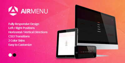 AirMenu - Responsive Fullscreen Navigation