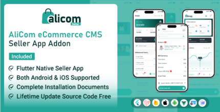 Alicom eCommerce CMS - Seller App Addon