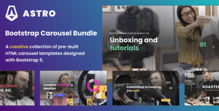 Astro Full-screen Bootstrap Carousel Bundle