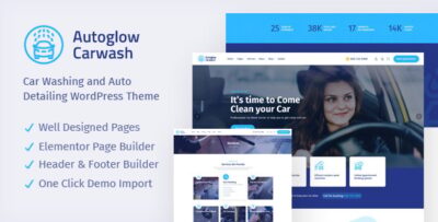 Autoglow - Car Wash WordPress Theme